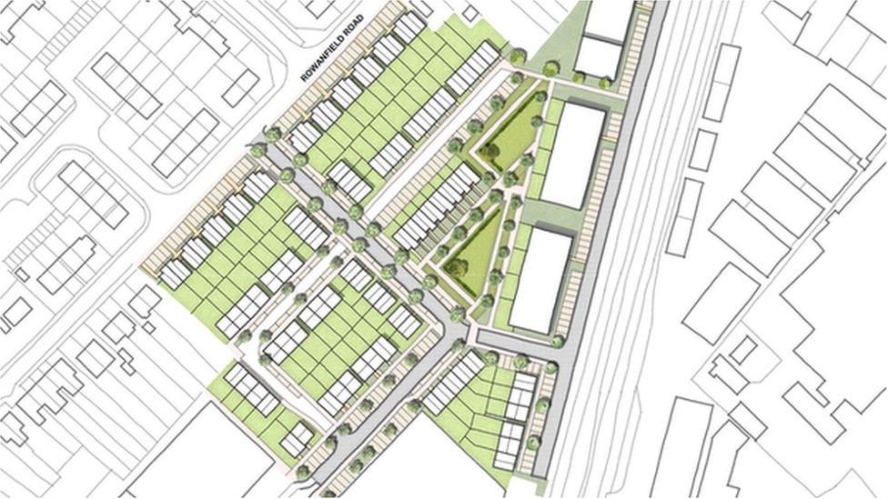 Map of what the plans could look like in Cheltenham