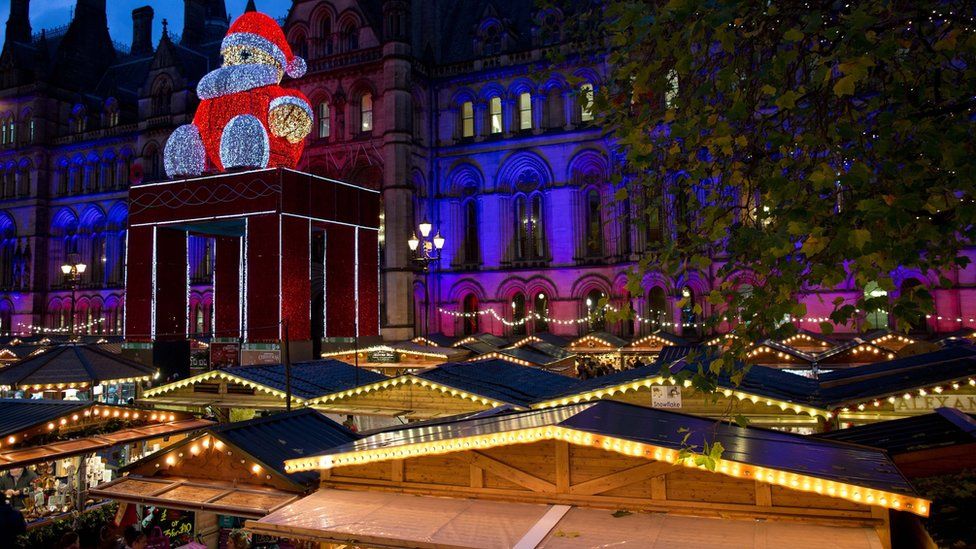 Manchester Christmas Market in Albert Square