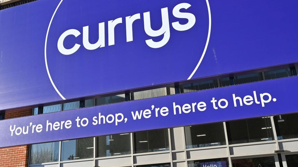 Currys sign