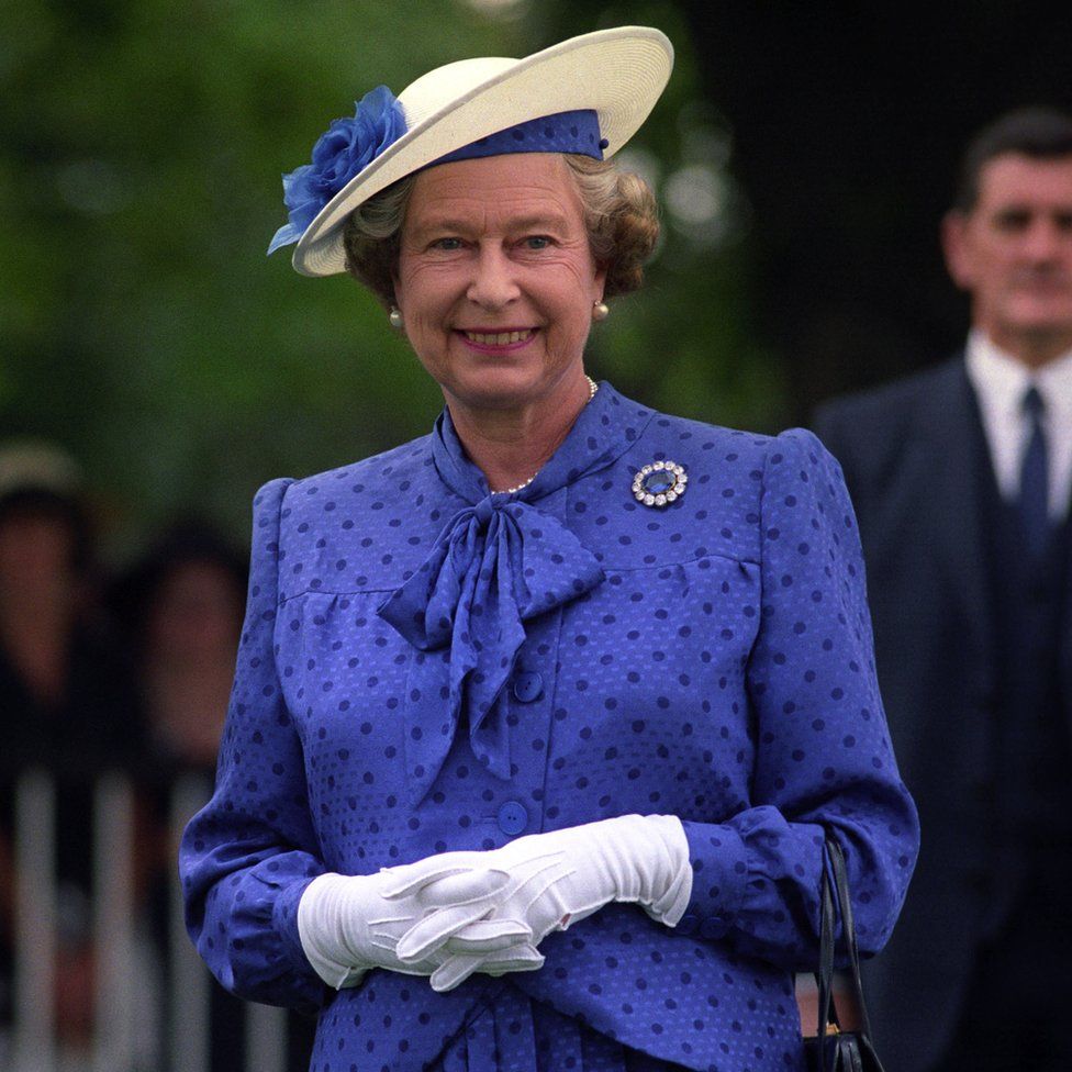 Queen Elizabeth II at Ascot for the King George VI and Queen Elizabeth Diamond Stakes