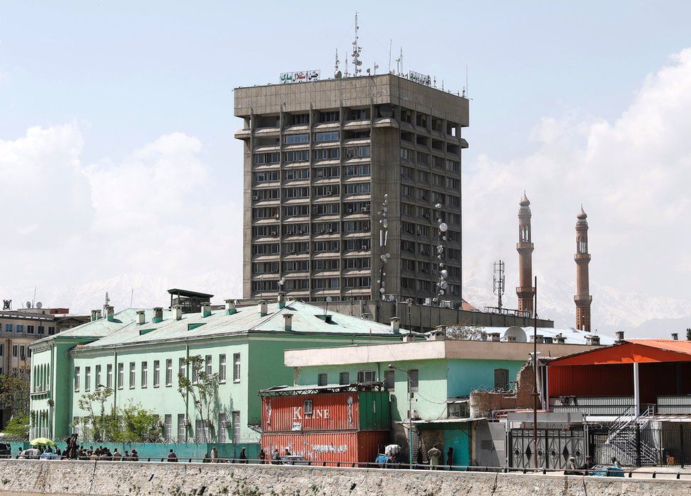 Ministry of information building in Kabul