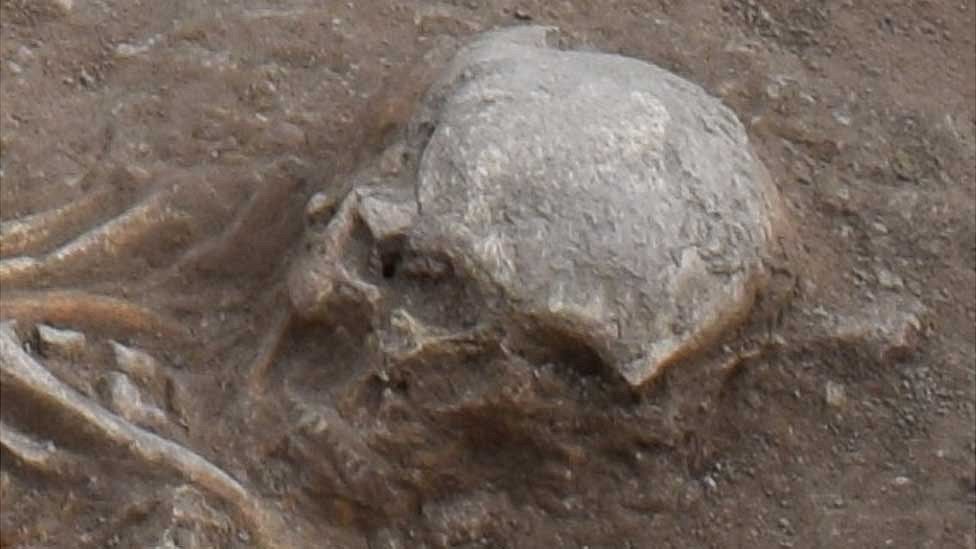 Bronze Age skeleton, Burwell
