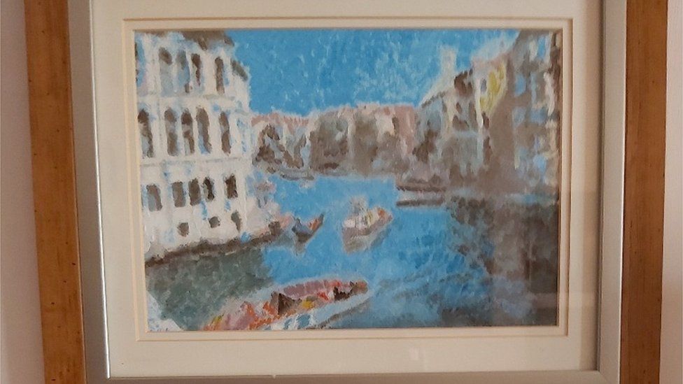 Alan Hughes' portrait of Venice
