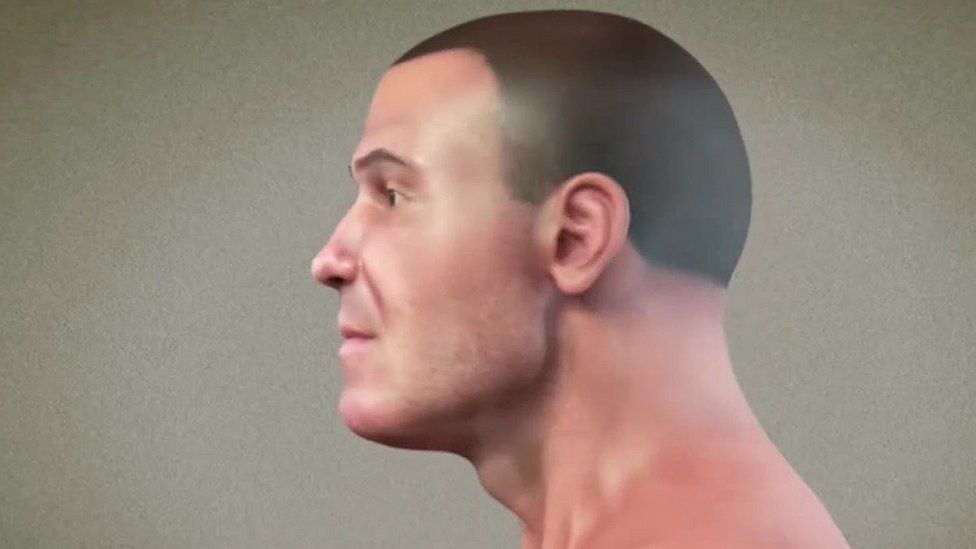 3D reconstruction of St Valentine's face