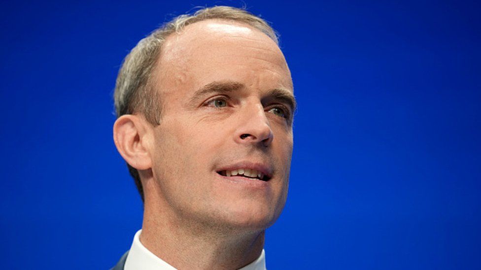 Dominic Raab Senior Politician Resigns Over Report Into Bullying BBC    129436346 Gettyimages 1344909566 594x594 