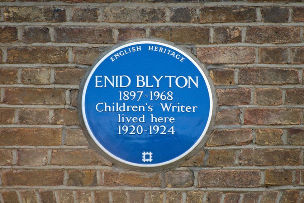 Enid Blyton Blue plaque