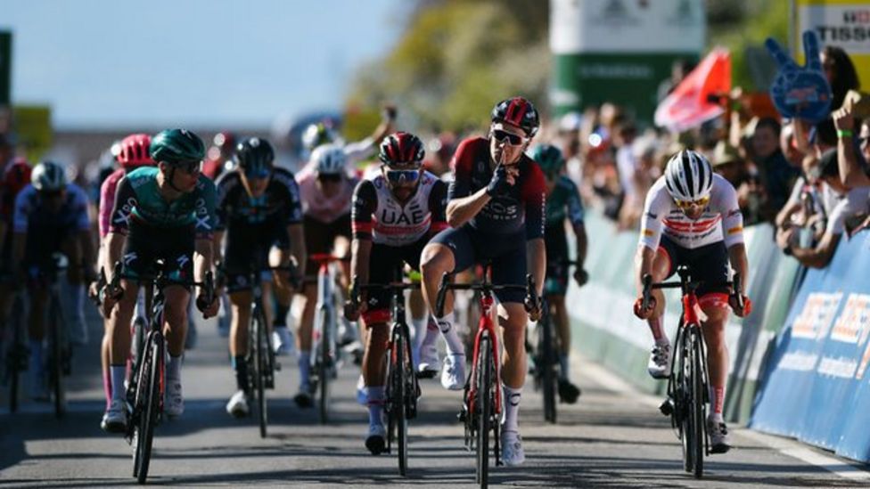 Ethan Hayter: Briton wins Tour de Romandie stage two as Rohan Dennis ...