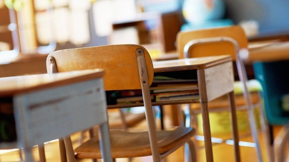 empty classroom