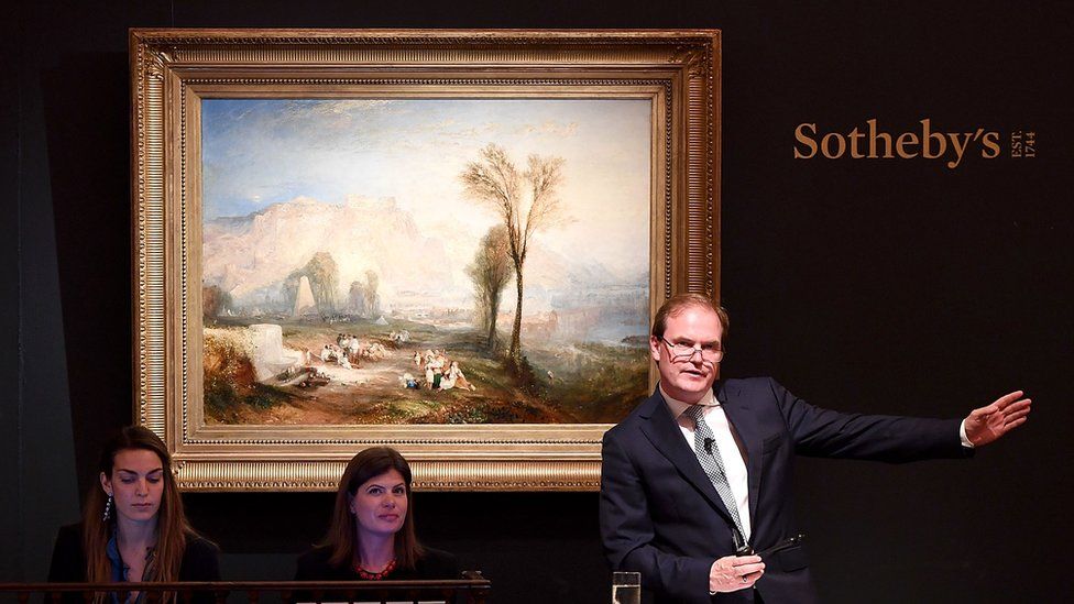 Auction of Turner painting