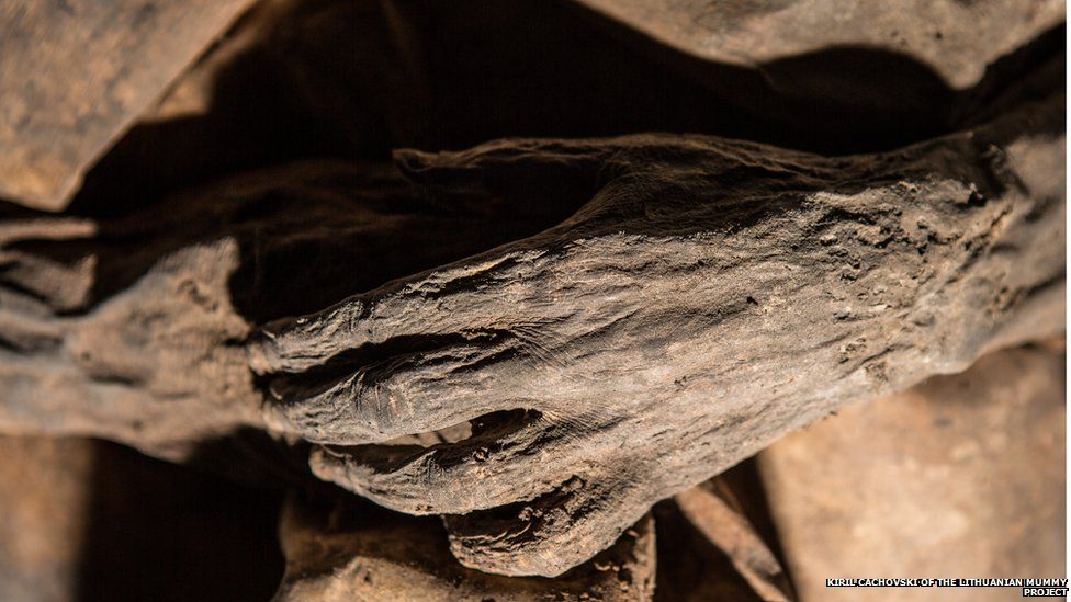 A child mummy from the 17th century