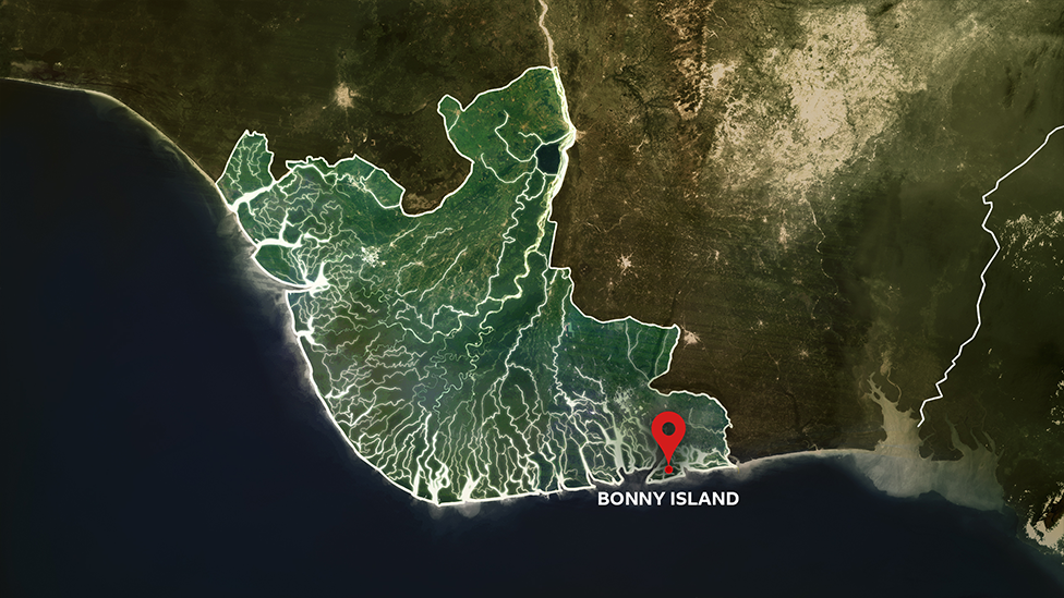 Niger Delta map
