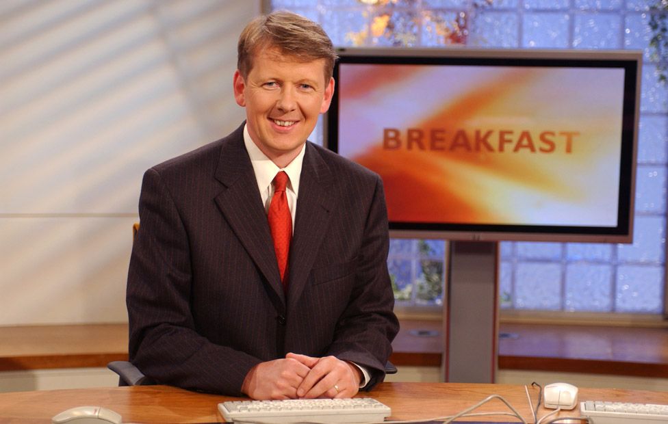 Билл Тернбулл на завтраке BBC в 2002 году