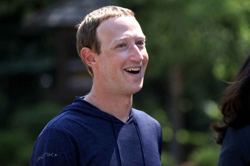 CEO of Facebook Mark Zuckerberg walks to lunch following a session at the Allen & Company Sun Valley Conference on July 08, 2021 in Sun Valley, Idaho.