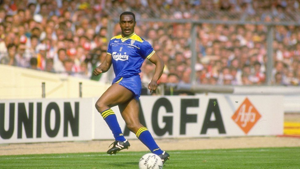 Laurie Cunningham in action for Wimbledon FC