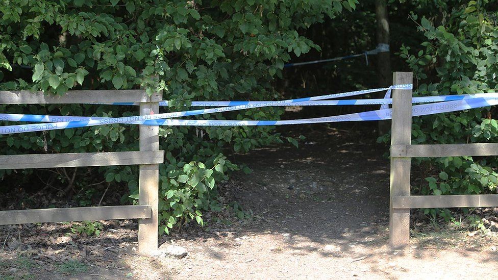 Stevenage murder scene near Fairlands Valley Park