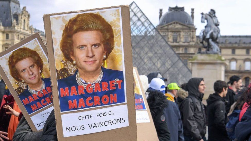 Protests against France pensions reform
