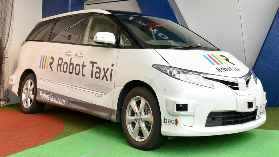 The Japanese robot taxis will drive on public roads next year