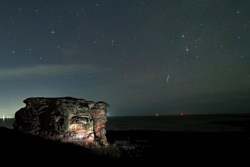 Geminid meteor shower in Scotland
