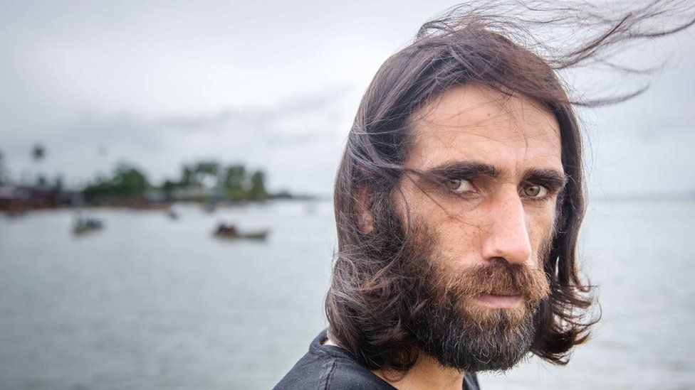 Behrouz Boochani, a Kurdish asylum seeker at Manus island