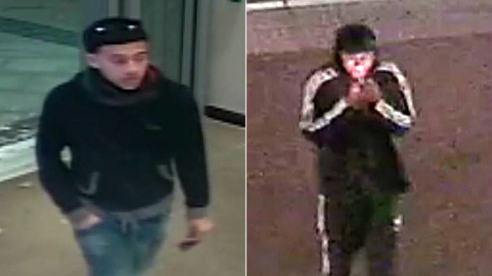 Derbyshire Police would like to trace these two men