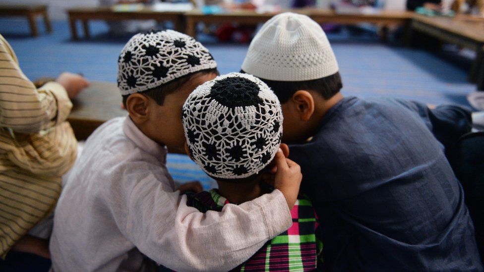 Muslim school children