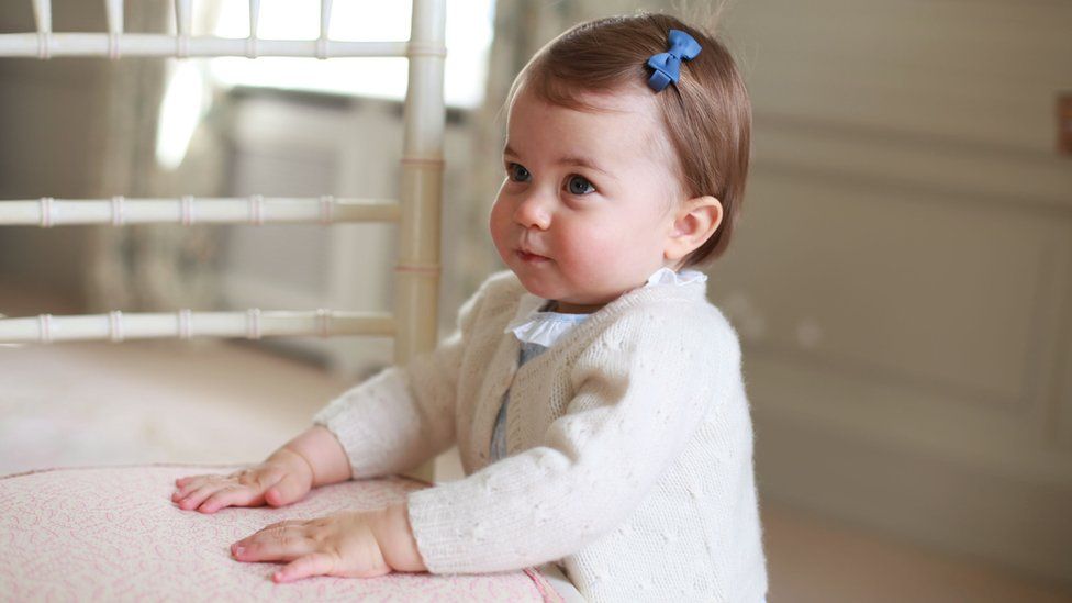 Princess Charlotte photographed in April