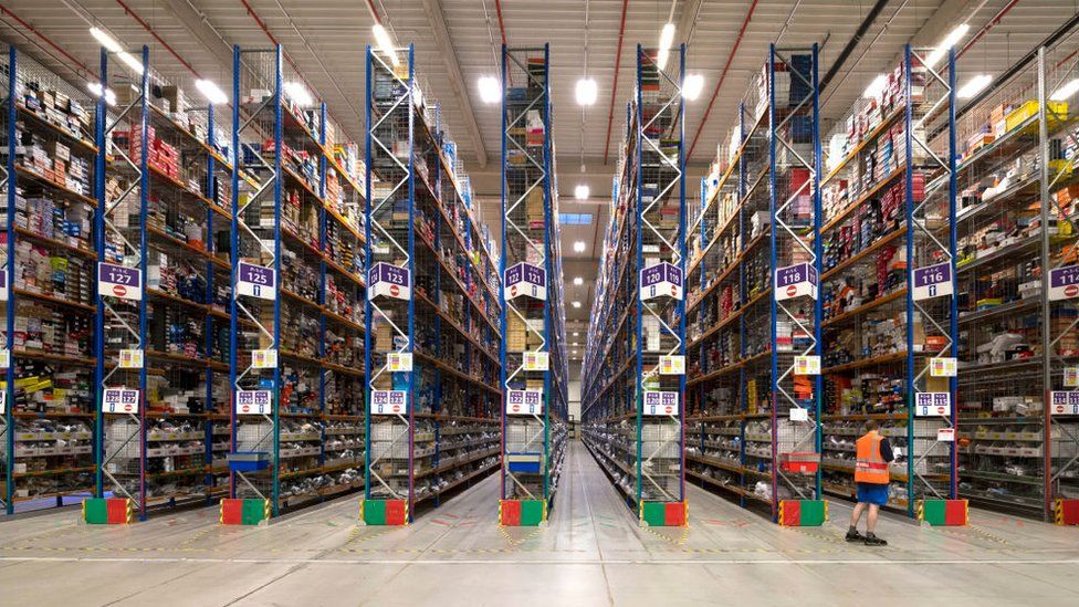 Amazon warehouse near Swansea