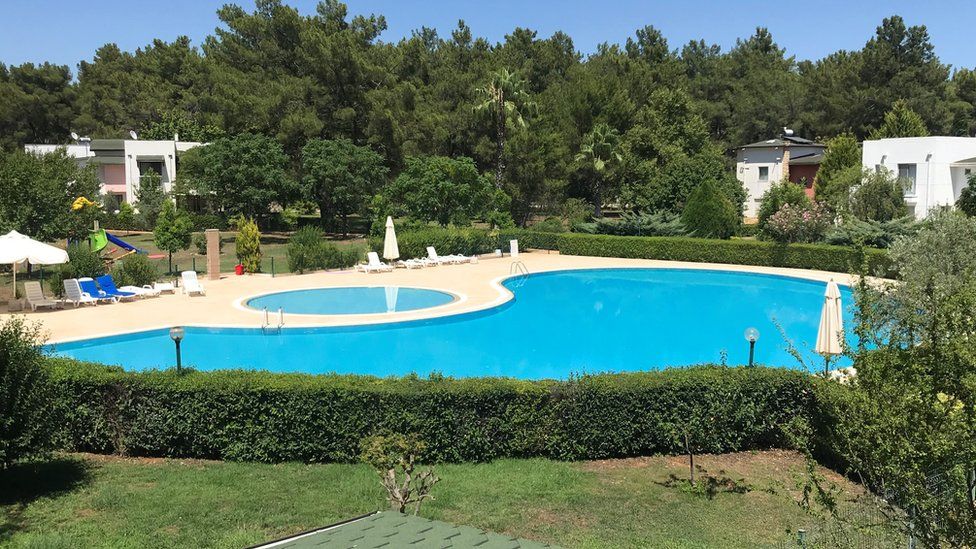 A swimming pool in Turkey