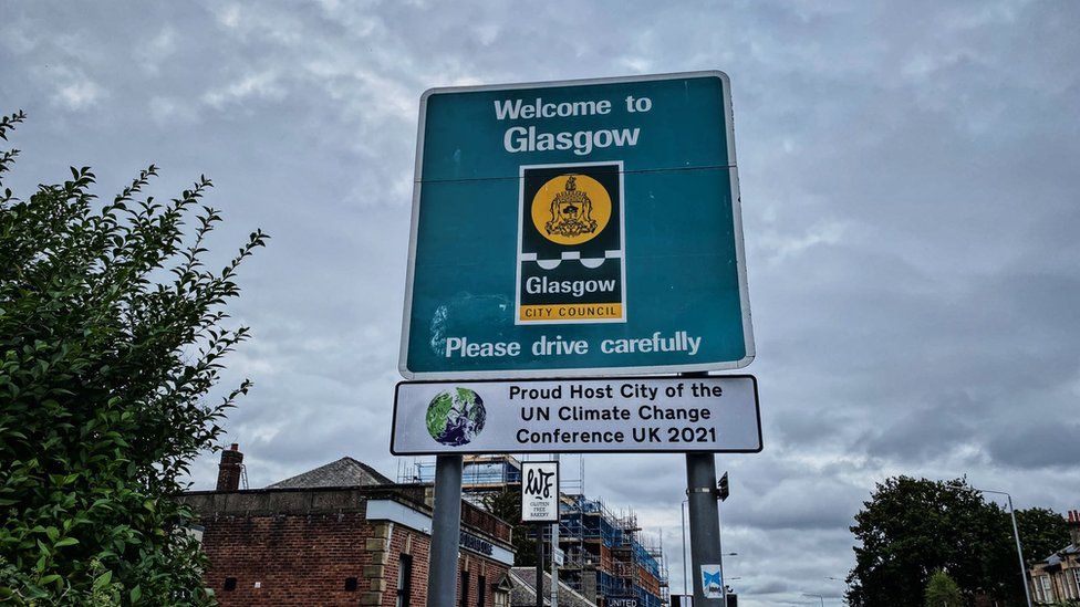 Michael has taken pictures of every welcome to Glasgow sign