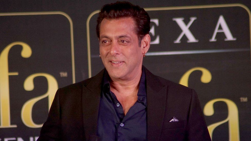Salman Khan attends the 22 IIFA Awards announcement on March 28, 2022 in Mumbai, India