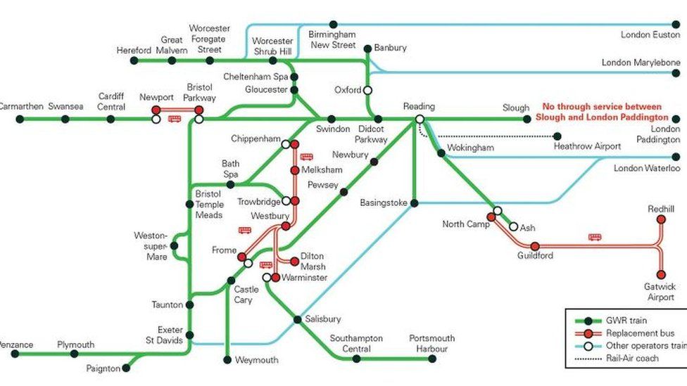 GWR routes affected this Christmas
