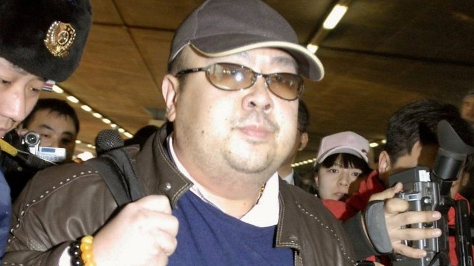 Kim Jong Nam arrives at Beijing airport in Beijing, China, in this photo taken by Kyodo on 11 February 2007