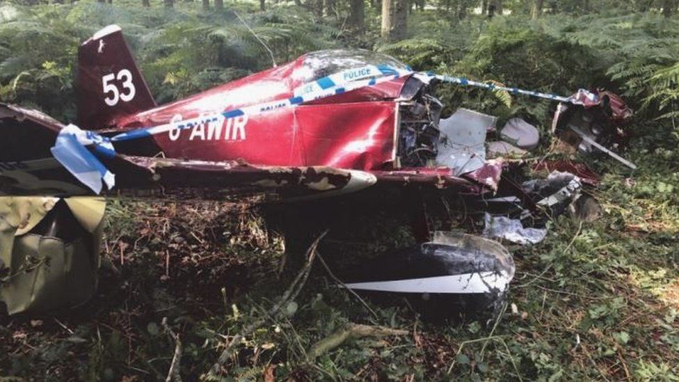 Northamptonshire plane crash: Report says pilot clipped trees