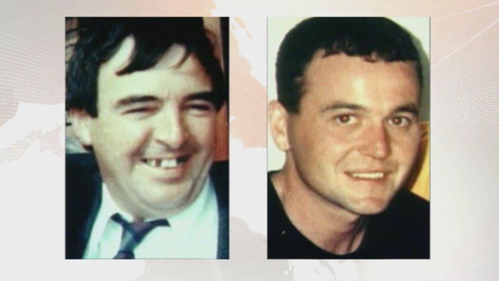 Graphic with side by side images of Eamon Fox and Gary Convie