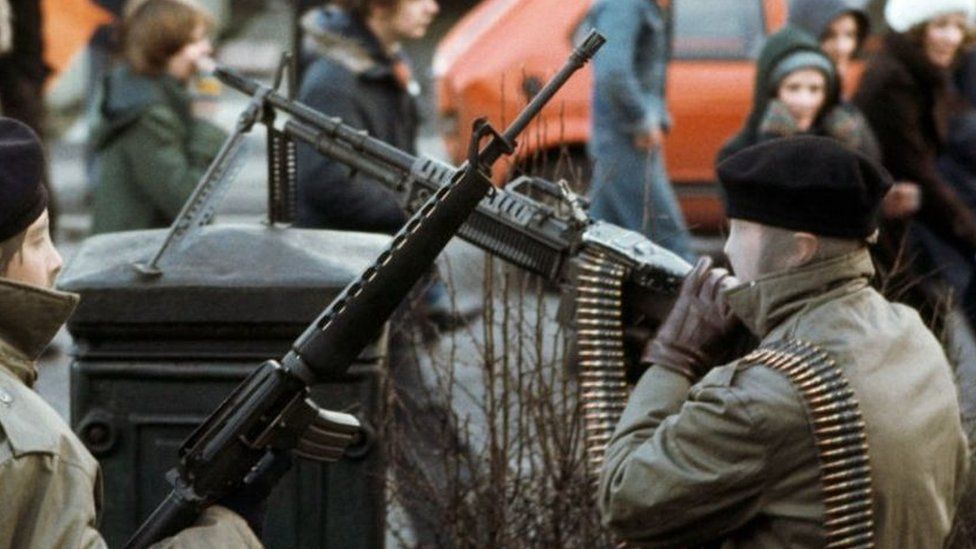 IRA members in 1972