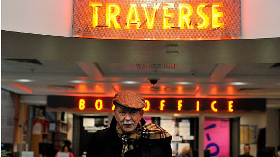 Jim Haynes at the Traverse Theatre in Edinburgh
