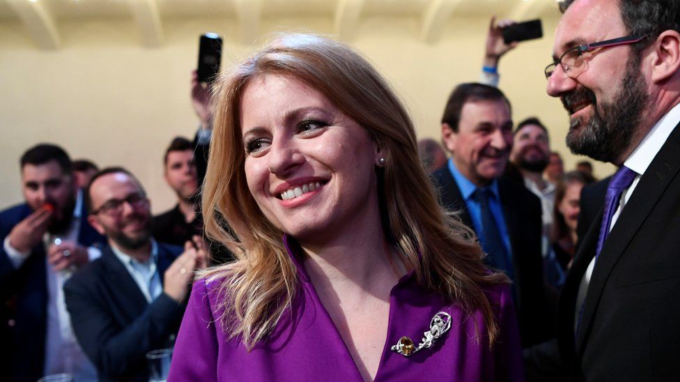 Zuzana Caputova Becomes Slovakia S First Female President Bbc News