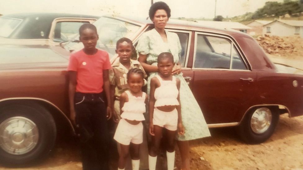 Agnes Sithole and her four children