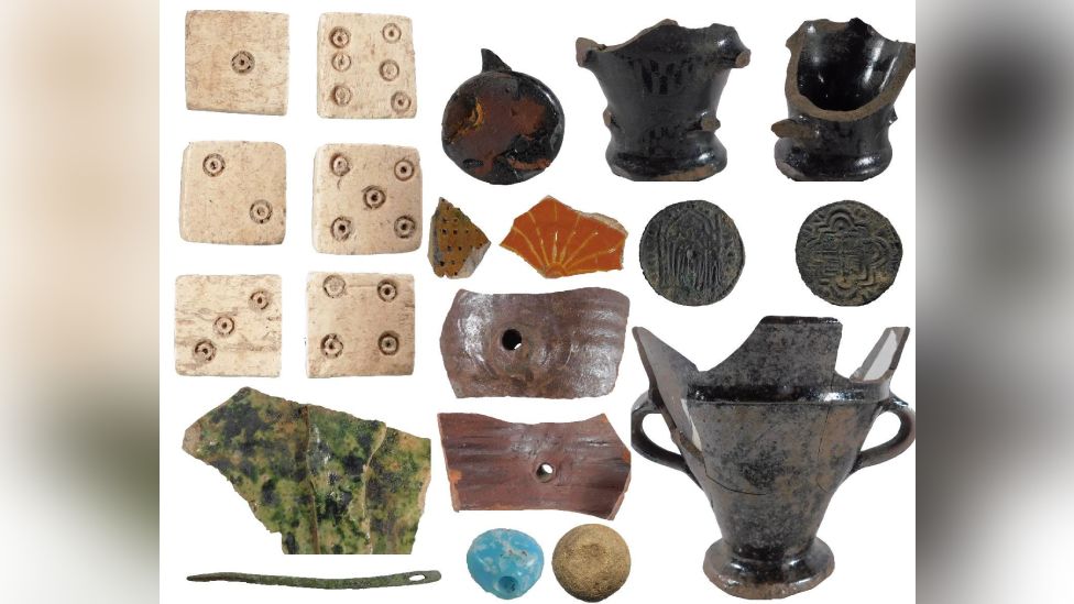 Items found in the dig