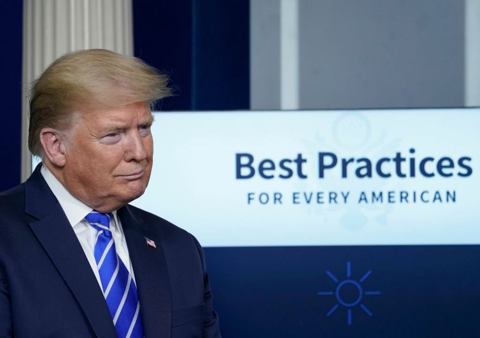 Coronavirus Trump’s disinfectant and sunlight claims factchecked