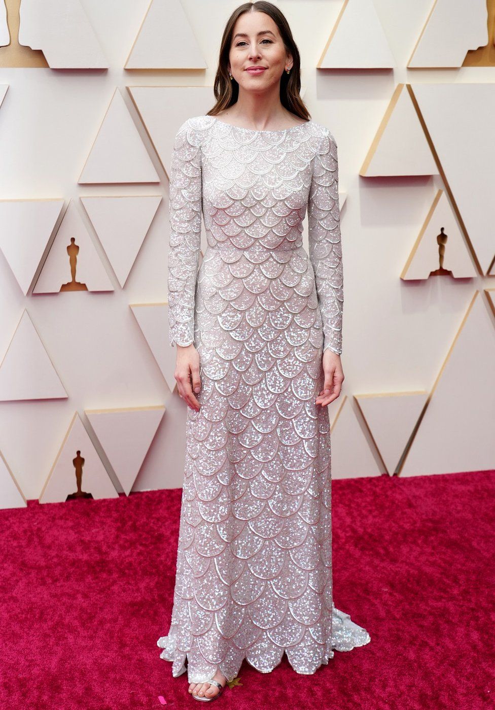 BAFTAs 2022: Alana Haim On Her Custom Louis Vuitton Dress