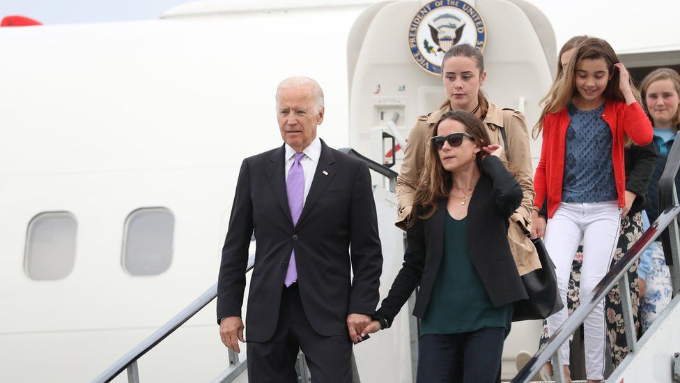 Joe Biden brought a family delegation on his visit to Ireland in 2016