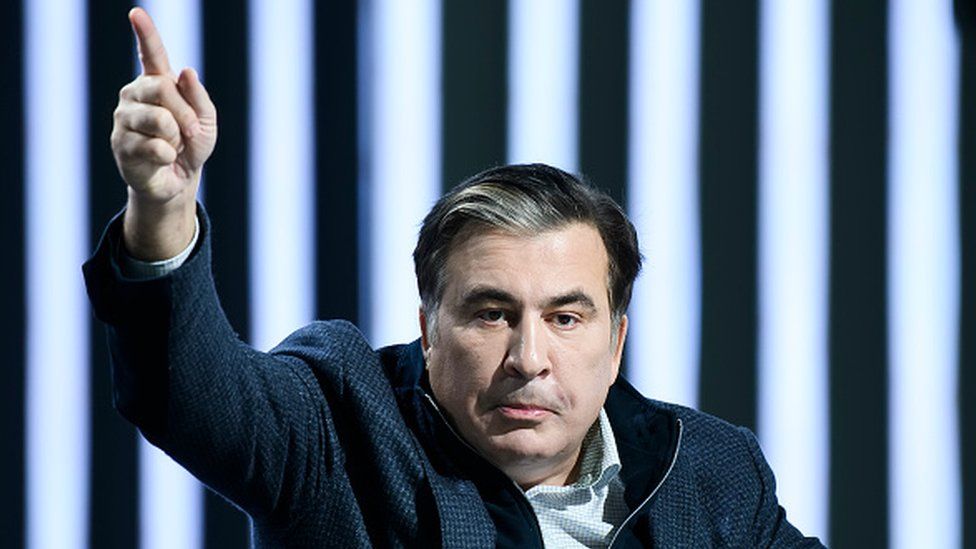 Mikheil Saakashvili: Hunger-striking ex-leader rattles Georgia from jail - BBC News