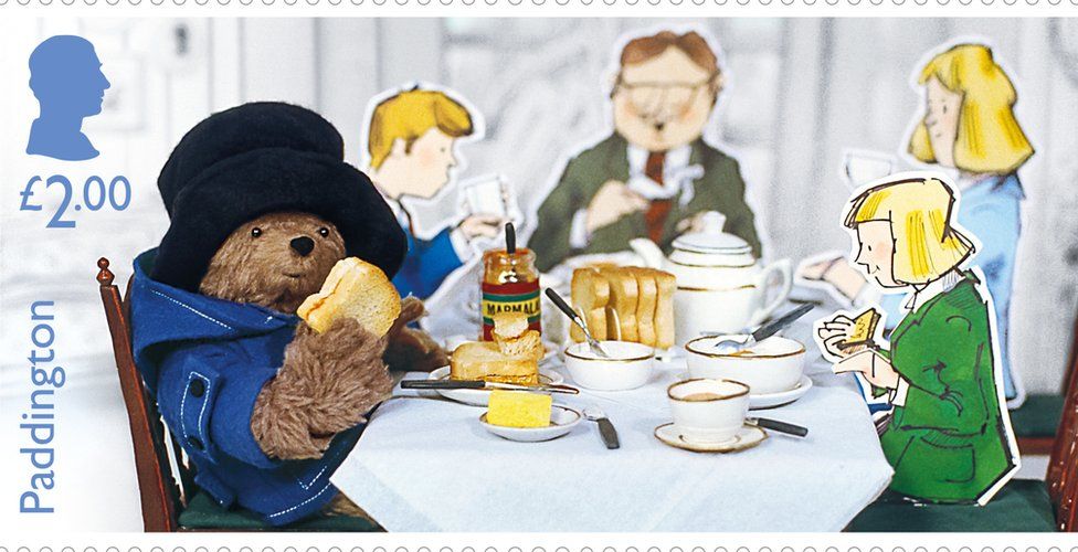 Paddington Bear stamp