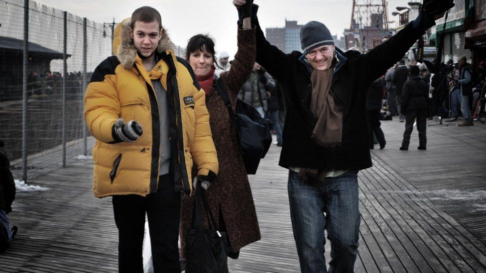 Jane Harris, Jimmy Edmonds and their son Josh