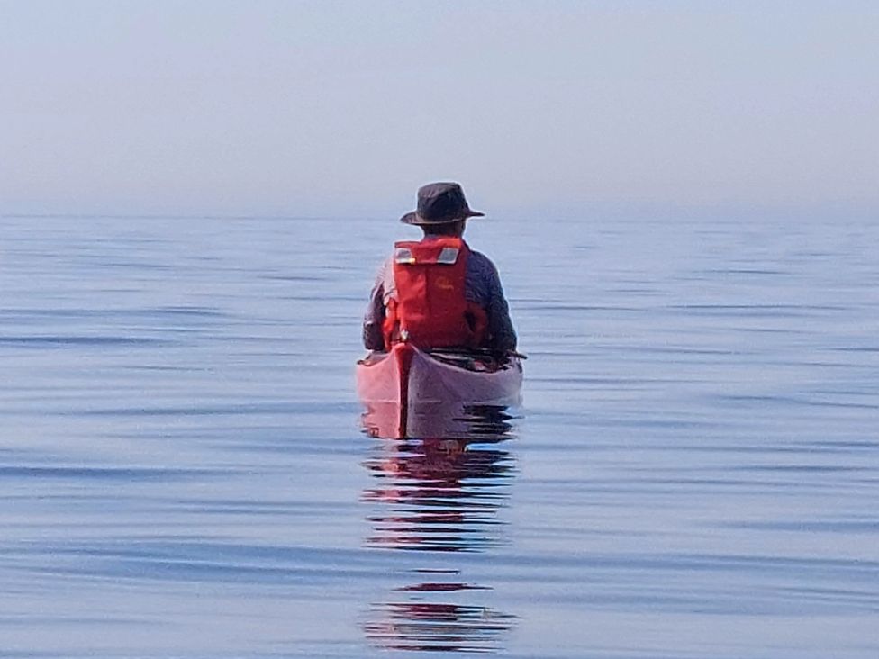 Minch kayaker