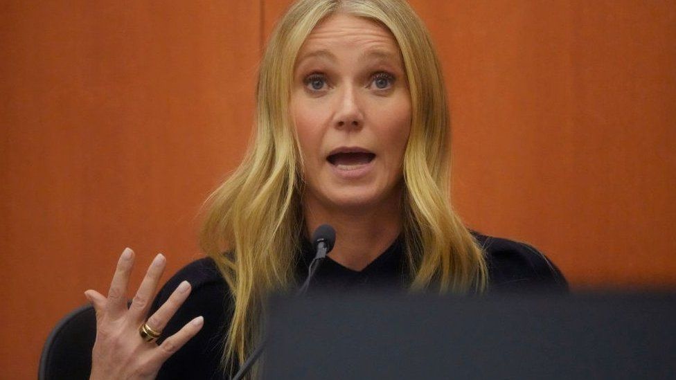 Paltrow testifying in court