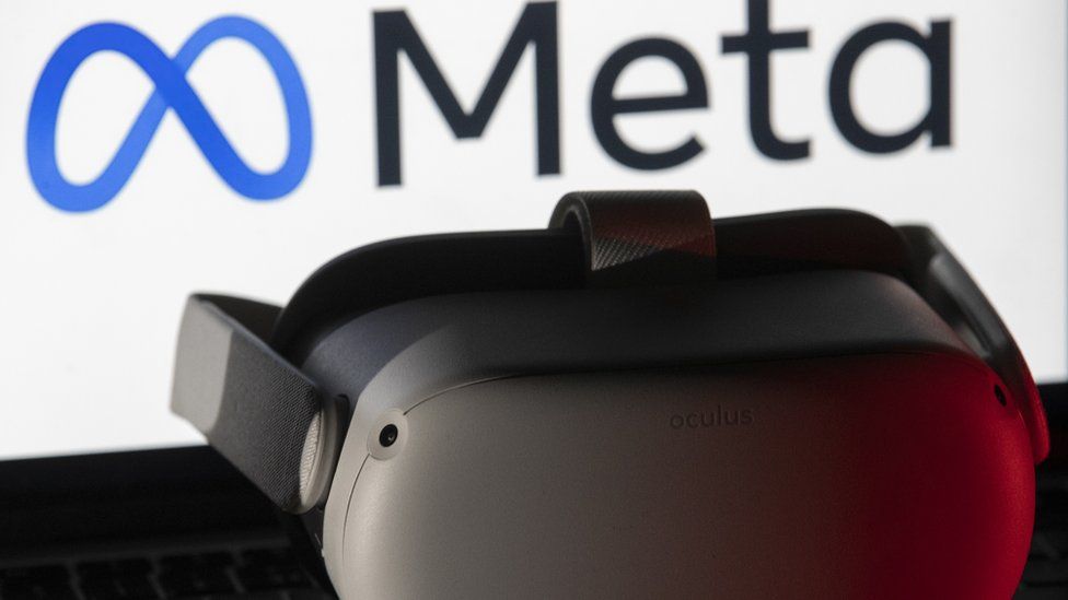 The oculus headset from Meta