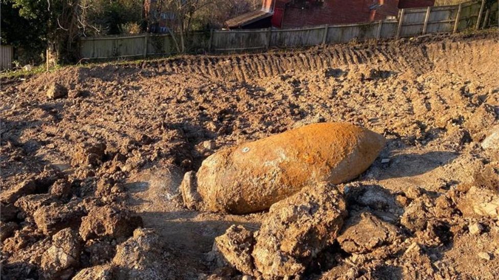 Exeter bomb. Pic: Devon and Cornwall Police