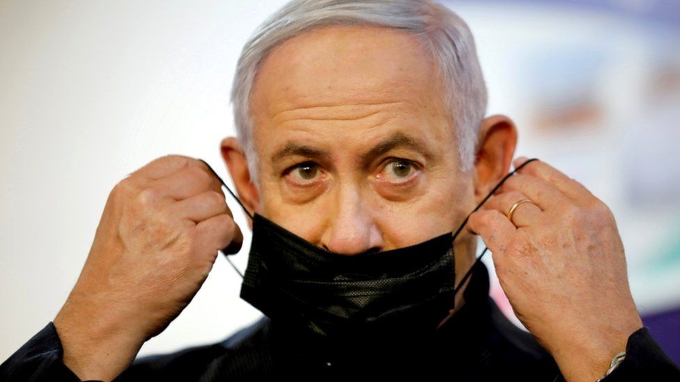 Image shows Benjamin Netanyahu